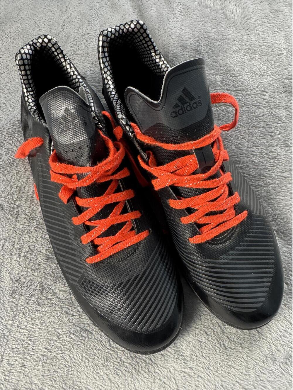 Adidas FF Stileiro Black & Red Turf Soccer Shoes Cleats Traction Size 9